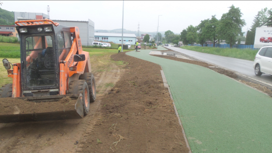 New cycle path in Bardejov