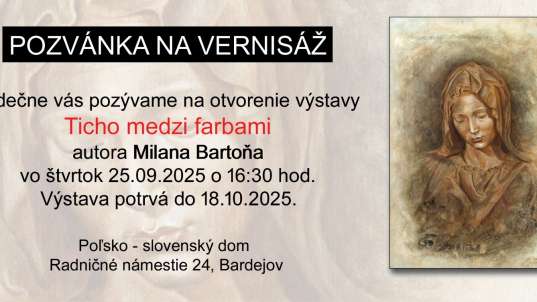 Výstava - Milana Bartoňa