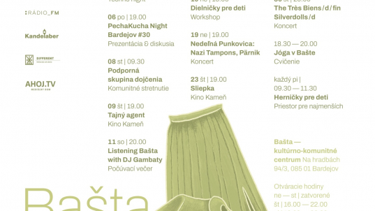 Program v Bašte: APRÍL 2026