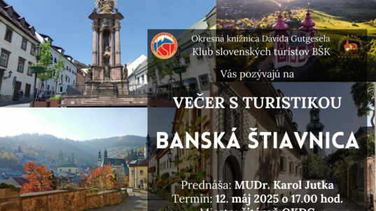 Večer s turistikou: Banská Štiavnica
