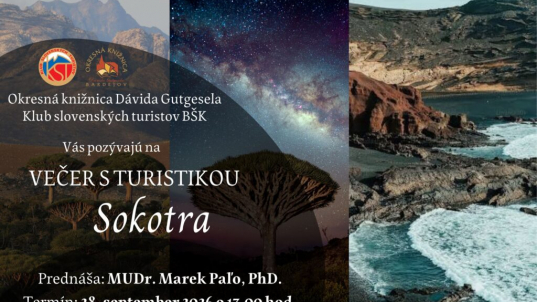 Večer s turistikou: Sokotra