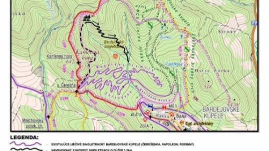 V Bardejovských Kúpeľoch pribudne Kráľovský singletrack