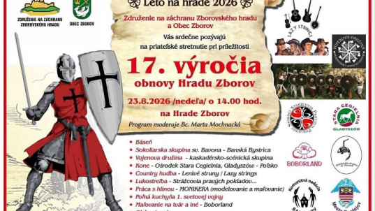17. VÝROČIE OBNOV HRADU ZBOROV