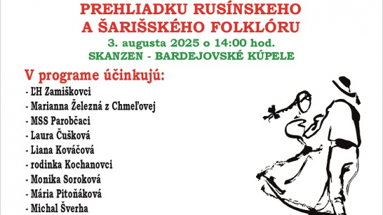 PREHLIADKA RUSÍNSKEHO A ŠARIŠSKÉHO FOLKLÓRU