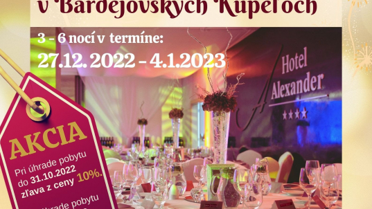 Bardejovské Kúpele chystajú plnohodnotný Silvester 2022