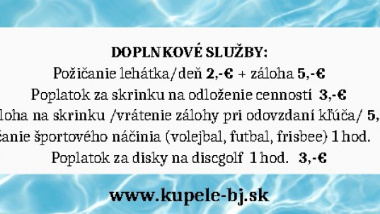 Letné kúpalisko s vyhrievanou vodou