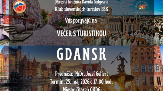 Večer s turistikou: Gdansk
