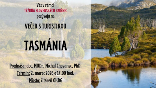 Večer s turistikou: Tasmánia