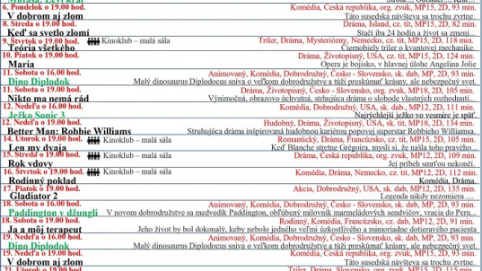 Cinema Program: FEBRUARY 2025