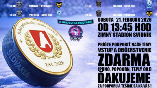 Hokej: O pohár primátorky mesta Svidník