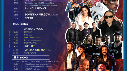 Blíži sa legendárny Bardejovský jarmok